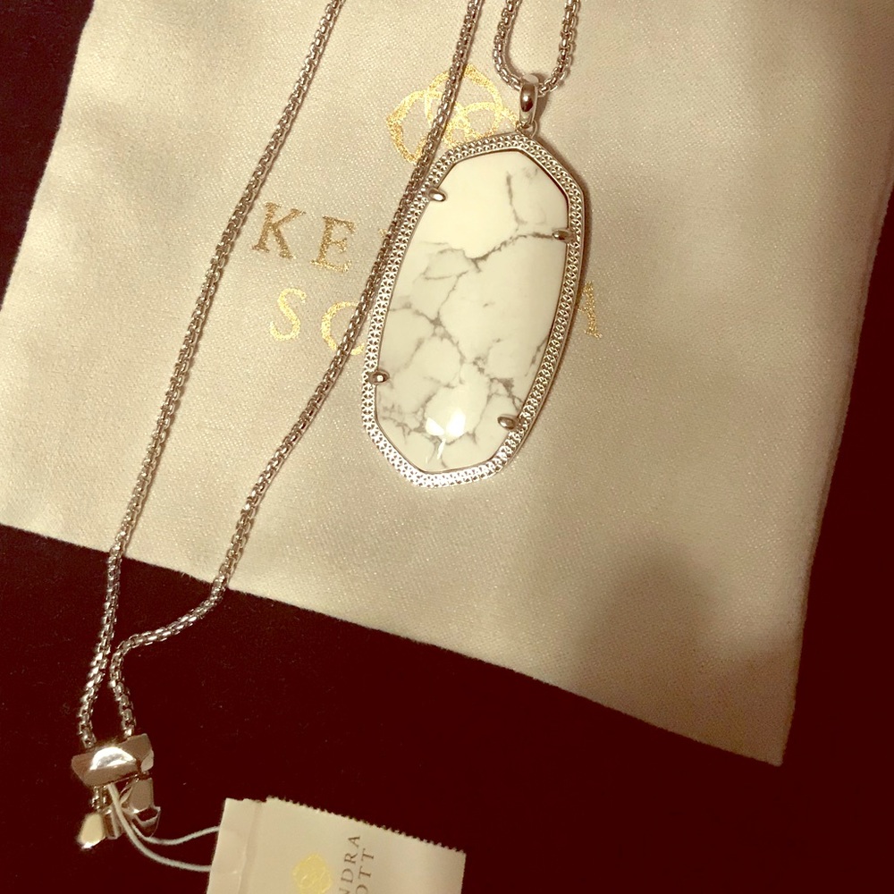 Kendra Scott necklace white